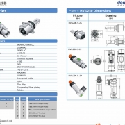 NI1-1-H120-1UYY-T05 高压互锁连接器铜牌插座200A、250A、300A通用款